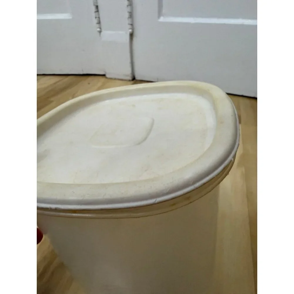 Rubbermaid Servin’ Saver White Plastic Food Storage Container with Lid